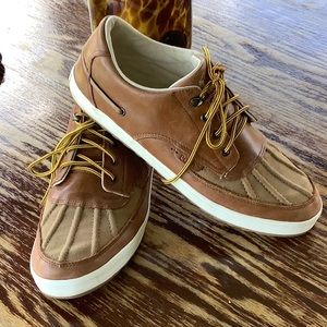 Polo boat shoes sz 14